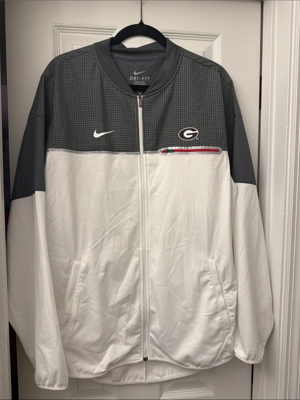 University of Georgia Nike Dri-FIT Bulldogs UGA Dawgs Full Zip Jacket Men’s M
